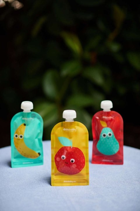 DIDOBABY 6 PACK Saszetki wielorazowe FRUITS DIDOBABY 6 PACK Saszetki wielorazowe FRUITS