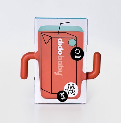 DIDOBABY Uchwyt dwustronny do soków kartonikowych i saszetek Coral DIDOBABY Uchwyt dwustronny do soków kartonikowych i saszetek Coral