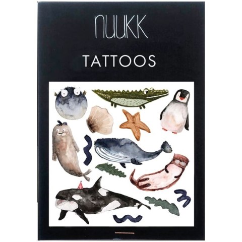 NUUKK - wegański tatuaż dla dzieci FLOATIES NUUKK - wegański tatuaż dla dzieci FLOATIES