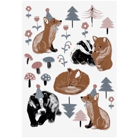 NUUKK - wegański tatuaż dla dzieci FOX AND BADGER NUUKK - wegański tatuaż dla dzieci FOX AND BADGER