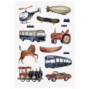 NUUKK - wegański tatuaż dla dzieci TRANSPORTATION NUUKK - wegański tatuaż dla dzieci TRANSPORTATION