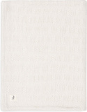Kocyk dziany ciepły do łóżeczka 100x150cm Grain Knit Krem Kocyk dziany ciepły do łóżeczka 100x150cm Grain Knit Krem