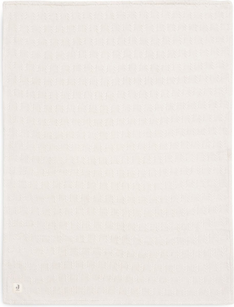 Kocyk dziany ciepły do łóżeczka 100x150cm Grain Knit Krem Kocyk dziany ciepły do łóżeczka 100x150cm Grain Knit Krem
