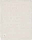 Kocyk dziany ciepły do łóżeczka 100x150cm Grain Knit Krem Kocyk dziany ciepły do łóżeczka 100x150cm Grain Knit Krem