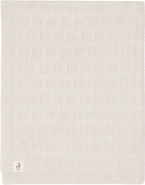 Kocyk dziany ciepły do łóżeczka 100x150cm Grain Knit Krem Kocyk dziany ciepły do łóżeczka 100x150cm Grain Knit Krem