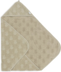 Ręcznik kąpielowy z kapturem Terry 75x75cm Miffy Jacquard Olive Green Jollein Ręcznik kąpielowy z kapturem Terry 75x75cm Miffy Jacquard Olive Green Jollein