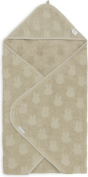 Ręcznik kąpielowy z kapturem Terry 75x75cm Miffy Jacquard Olive Green Jollein Ręcznik kąpielowy z kapturem Terry 75x75cm Miffy Jacquard Olive Green Jollein