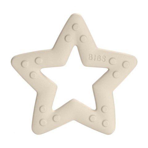 BIBS BABY BITIE STAR IVORY gryzak dla niemowlaka BIBS BABY BITIE STAR IVORY gryzak dla niemowlaka