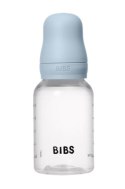 BIBS BUTELKA PLASTIC PP ze smoczkiem antykolkowym z kauczuku naturalnego, pojemność 150 ml, BABY BLUE BIBS BUTELKA PLASTIC PP ze smoczkiem antykolkowym z kauczuku naturalnego, pojemność 150 ml, BABY BLUE