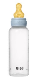 BIBS BUTELKA PLASTIC PP ze smoczkiem antykolkowym z kauczuku naturalnego, pojemność 270 ml, BABY BLUE BIBS BUTELKA PLASTIC PP ze smoczkiem antykolkowym z kauczuku naturalnego, pojemność 270 ml, BABY BLUE
