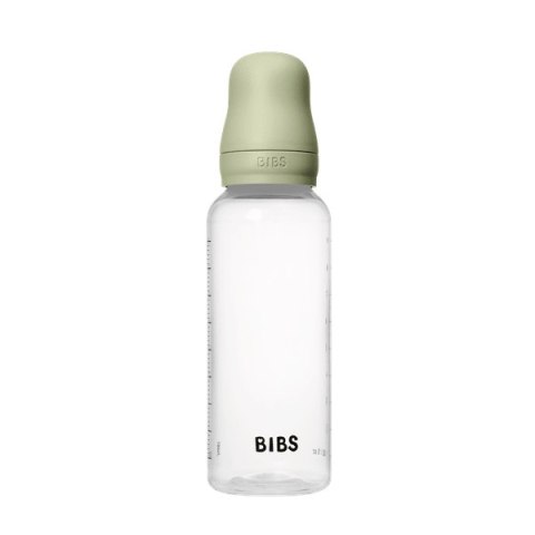 BIBS BUTELKA PLASTIC PP ze smoczkiem antykolkowym z kauczuku naturalnego, pojemność 270 ml, SAGE BIBS BUTELKA PLASTIC PP ze smoczkiem antykolkowym z kauczuku naturalnego, pojemność 270 ml, SAGE