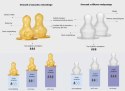 BIBS BUTELKA PLASTIC PP ze smoczkiem antykolkowym z kauczuku naturalnego, pojemność 270 ml, SAGE BIBS BUTELKA PLASTIC PP ze smoczkiem antykolkowym z kauczuku naturalnego, pojemność 270 ml, SAGE