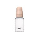 BIBS BUTELKA PLASTIC PP ze smoczkiem antykolkowym z silikonu medycznego, pojemność 150 ml, BLUSH BIBS BUTELKA PLASTIC PP ze smoczkiem antykolkowym z silikonu medycznego, pojemność 150 ml, BLUSH