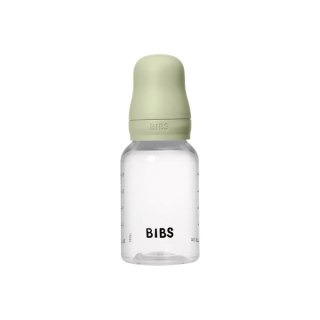 BIBS BUTELKA PLASTIC PP ze smoczkiem antykolkowym z silikonu medycznego poj. 150 ml SAGE