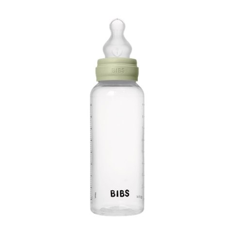 BIBS BUTELKA PLASTIC PP ze smoczkiem antykolkowym z silikonu medycznego, pojemność 270 ml, SAGE BIBS BUTELKA PLASTIC PP ze smoczkiem antykolkowym z silikonu medycznego, pojemność 270 ml, SAGE