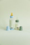 BIBS BUTELKA SZKLANA ze smoczkiem antykolkowym z silikonu medycznego, pojemność 120 ml, IVORY BIBS BUTELKA SZKLANA ze smoczkiem antykolkowym z silikonu medycznego, pojemność 120 ml, IVORY