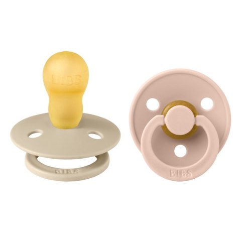 BIBS COLOUR 2-PACK BLUSH & VANILLA L Smoczek Uspokajający kauczuk Hevea BIBS COLOUR 2-PACK BLUSH & VANILLA L Smoczek Uspokajający kauczuk Hevea