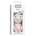 BIBS DE LUX 2-PACK HAZE & BLOSSOM Smoczek uspokajający silikonowy ONE SIZE BIBS DE LUX 2-PACK HAZE & BLOSSOM Smoczek uspokajający silikonowy ONE SIZE
