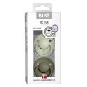 BIBS DE LUX 2-PACK SAGE & GREEN HUNTER Smoczek uspokajający silikonowy ONE SIZE BIBS DE LUX 2-PACK SAGE & GREEN HUNTER Smoczek uspokajający silikonowy ONE SIZE