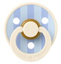 BIBS STUDIO COLOUR IVORY/DUSTY BLUE Smoczek uspokajający kauczuk Hevea, roz S, FLOWPACK