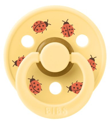 BIBS STUDIO COLOUR LADYBUG FRIENDS Smoczek uspokajający kauczuk Hevea, roz M, FLOWPACK, PALE BUTTER BIBS STUDIO COLOUR LADYBUG FRIENDS Smoczek uspokajający kauczuk Hevea, roz M, FLOWPACK, PALE BUTTER