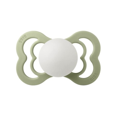 BIBS SUPREME 2-PACK SAGE NIGHT & CLOUD NIGHT M Smoczek symetryczny kauczuk Hevea BIBS SUPREME 2-PACK SAGE NIGHT & CLOUD NIGHT M Smoczek symetryczny kauczuk Hevea