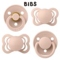 BIBS TRY-IT zestaw 4 szt smoczków niemowlęcych o różnych ustnikach BLUSH BIBS TRY-IT zestaw 4 szt smoczków niemowlęcych o różnych ustnikach BLUSH