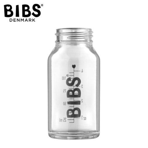 BIBS BABY GLASS BOTTLE Antykolkowa Butelka Szklana dla Niemowląt 110 ml BIBS BABY GLASS BOTTLE Antykolkowa Butelka Szklana dla Niemowląt 110 ml