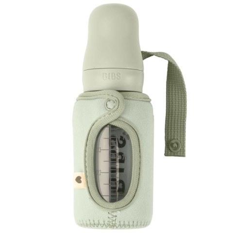 BIBS BOTTLE SLEEVE termiczny neoprenowy ochraniacz na butelki 110 ml Sage BIBS BOTTLE SLEEVE termiczny neoprenowy ochraniacz na butelki 110 ml Sage