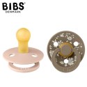 BIBS LIBERTY COLOUR 2-PACK CAPEL BLUSH S Smoczek uspokajający kauczuk Hevea BIBS LIBERTY COLOUR 2-PACK CAPEL BLUSH S Smoczek uspokajający kauczuk Hevea