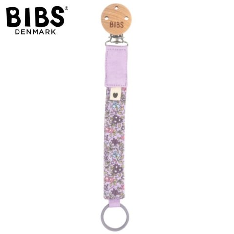 BIBS LIBERTY PACIFIER CLIP CHAMOMILE LAWN VIOLET SKY zawieszka do smoczków 100% organic cotton BIBS LIBERTY PACIFIER CLIP CHAMOMILE LAWN VIOLET SKY zawieszka do smoczków 100% organic cotton