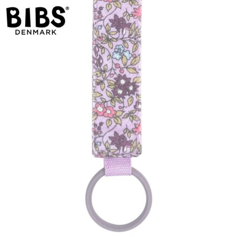 BIBS LIBERTY PACIFIER CLIP CHAMOMILE LAWN VIOLET SKY zawieszka do smoczków 100% organic cotton BIBS LIBERTY PACIFIER CLIP CHAMOMILE LAWN VIOLET SKY zawieszka do smoczków 100% organic cotton