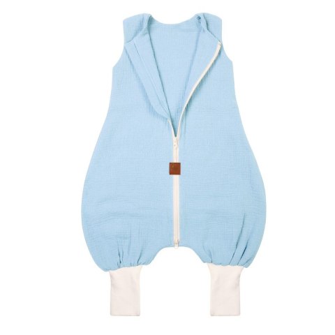 Hi Little One śpiworek do spania letni z nogawkami TOG 1,0 muślin Baby blue roz S Hi Little One śpiworek do spania letni z nogawkami TOG 1,0 muślin Baby blue roz S