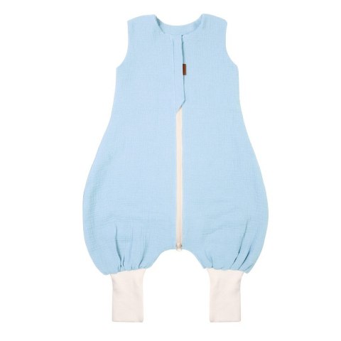 Hi Little One śpiworek do spania letni z nogawkami TOG 1,0 muślin Baby blue roz S Hi Little One śpiworek do spania letni z nogawkami TOG 1,0 muślin Baby blue roz S