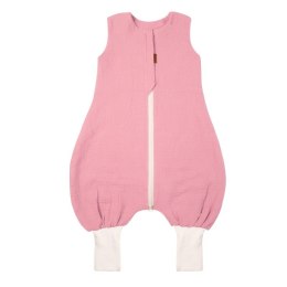 Hi Little One śpiworek do spania letni z nogawkami TOG 1,0 muślin Soft rose roz S