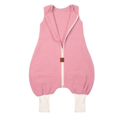 Hi Little One śpiworek do spania letni z nogawkami TOG 1,0 muślin Soft rose roz S Hi Little One śpiworek do spania letni z nogawkami TOG 1,0 muślin Soft rose roz S