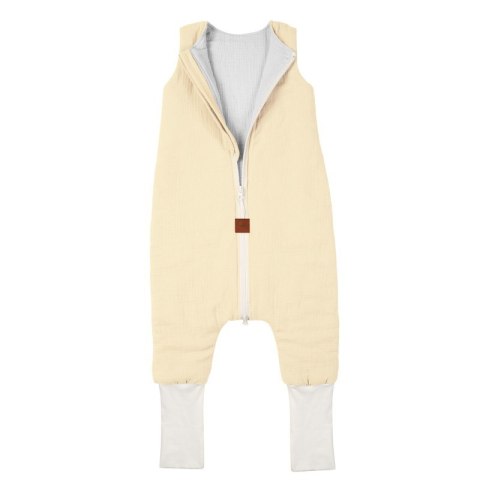 Hi Little One śpiworek dwustronny z nogawkami TOG 1,5 BIO muślin SLIM BAG CREAM/WHITE roz M Hi Little One śpiworek dwustronny z nogawkami TOG 1,5 BIO muślin SLIM BAG CREAM/WHITE roz M