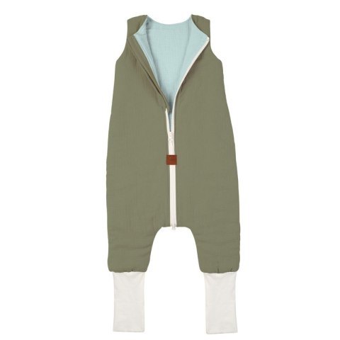 Hi Little One śpiworek dwustronny z nogawkami TOG 1,5 BIO muślin SLIM BAG GREEN HUNTER/MINT roz M Hi Little One śpiworek dwustronny z nogawkami TOG 1,5 BIO muślin SLIM BAG GREEN HUNTER/MINT roz M