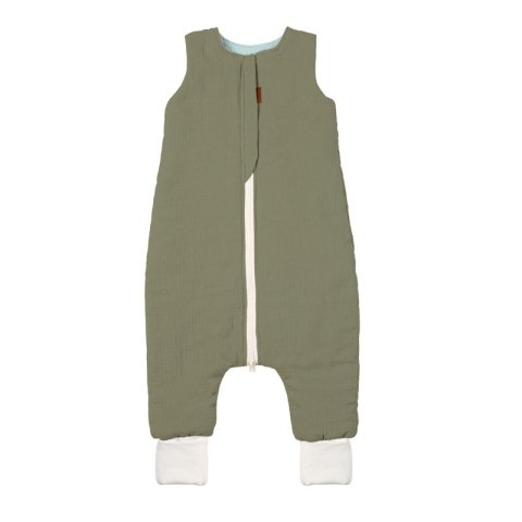 Hi Little One śpiworek dwustronny z nogawkami TOG 1,5 BIO muślin SLIM BAG GREEN HUNTER/MINT roz M Hi Little One śpiworek dwustronny z nogawkami TOG 1,5 BIO muślin SLIM BAG GREEN HUNTER/MINT roz M