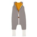 Hi Little One śpiworek dwustronny z nogawkami TOG 1,5 BIO muślin SLIM BAG GREY/MUSTARD roz M Hi Little One śpiworek dwustronny z nogawkami TOG 1,5 BIO muślin SLIM BAG GREY/MUSTARD roz M