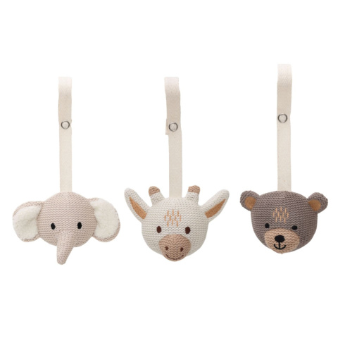 Jollein 3 zabawki interaktywne do stojaka BABYGYM ANIMALS Jollein 3 zabawki interaktywne do stojaka BABYGYM ANIMALS