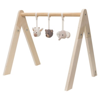 Jollein 3 zabawki interaktywne do stojaka BABYGYM ANIMALS