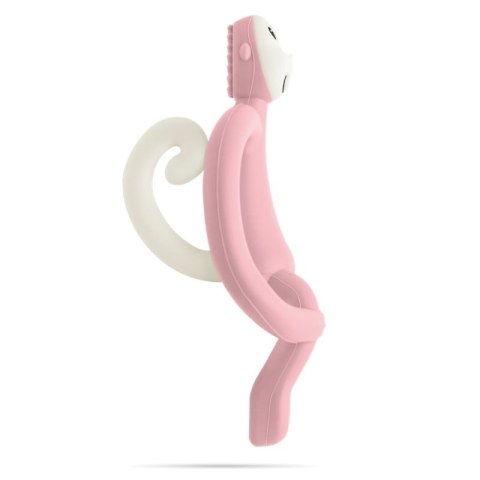 Matchstick Monkey gryzak silikonowy sensoryczny ze szczoteczką Blush Matchstick Monkey gryzak silikonowy sensoryczny ze szczoteczką Blush