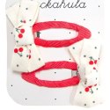 Rockahula Kids spinki do włosów dla dziewczynki 2 szt. Sweet Cherry Twisty Bow Rockahula Kids spinki do włosów dla dziewczynki 2 szt. Sweet Cherry Twisty Bow
