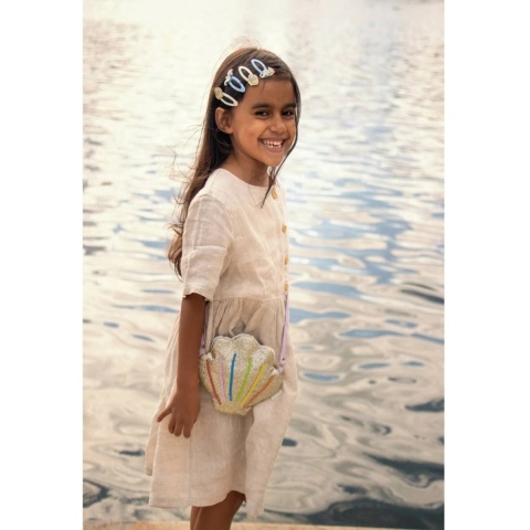 Rockahula Kids torebka dla dziewczynki Rainbow Shell Glitter Rockahula Kids torebka dla dziewczynki Rainbow Shell Glitter
