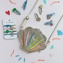Rockahula Kids torebka dla dziewczynki Rainbow Shell Glitter Rockahula Kids torebka dla dziewczynki Rainbow Shell Glitter