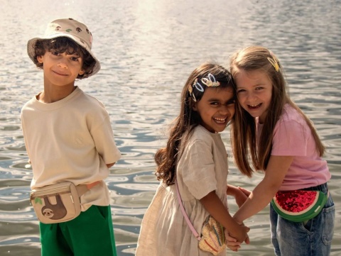 Rockahula Kids torebka dla dziewczynki Rainbow Shell Glitter Rockahula Kids torebka dla dziewczynki Rainbow Shell Glitter