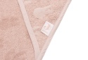 Ręcznik kąpielowy z kapturem 75x75cm Miffy Jacquard Wild Rose Jollein