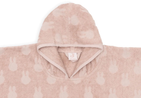 Ręcznik kąpielowy z kapturem 65x62cm Terry Miffy Jacquard - Wild Rose Jollein Ręcznik kąpielowy z kapturem 65x62cm Terry Miffy Jacquard - Wild Rose Jollein