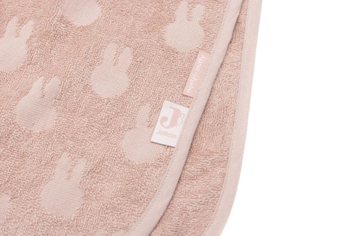 Ręcznik kąpielowy z kapturem 65x62cm Terry Miffy Jacquard - Wild Rose Jollein Ręcznik kąpielowy z kapturem 65x62cm Terry Miffy Jacquard - Wild Rose Jollein